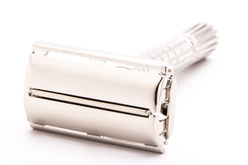 1965 K2 Gillette  Flare Tip Super Speed Safety Razor | Factory Nickel Revamp