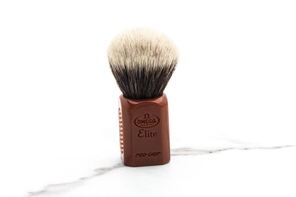 Omega | Pro Grip Elite Synthetic Fiber Shaving Brush - MB1949/MA - Small