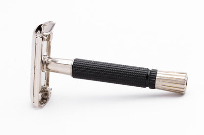 1982 Gillette Black Handle Super Speed Safety Razor C3