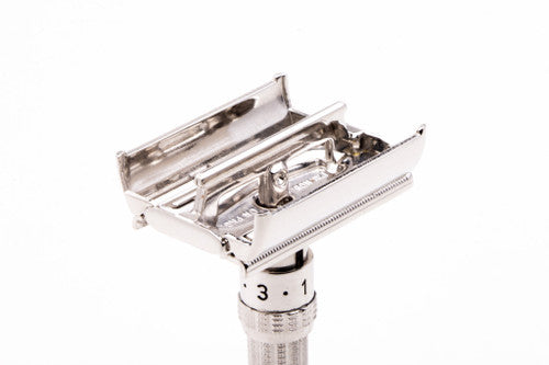 1966 L3 Gillette  Slim Adjustable Safety Razor | Rhodium Revamp
