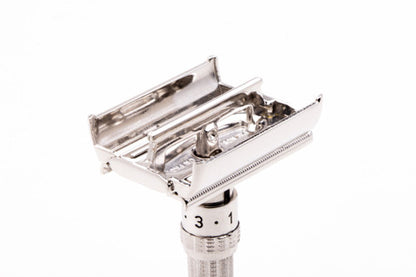 1966 L3 Gillette  Slim Adjustable Safety Razor | Rhodium Revamp