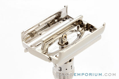 1966 Gillette L3 Slim Adjustable TTO Safety Razor | Rhodium Revamp