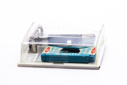 1983 Gillette Black Handle Super Speed DE Safety Razor D2