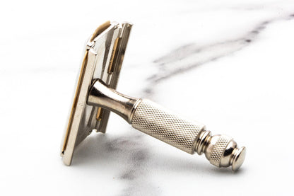1964 J4 Gillette Ball End Tech Travel Safety Razor Set | Original Condition
