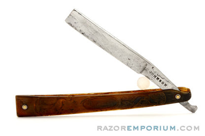 4/8" Johnson Vintage Straight Razor w/ Original Scales