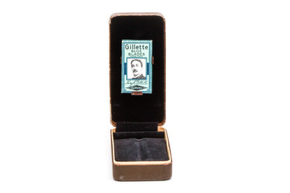 Gillette Razor Case with Blue Blades