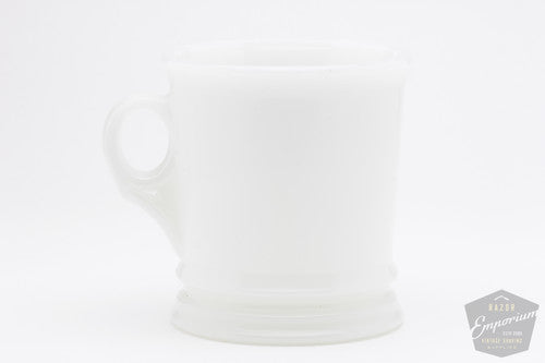 Avon Vintage Milk Glass Shaving Mug | Locomotive