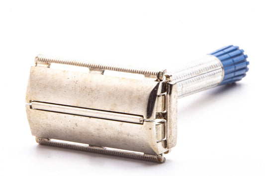 1959 D1 Gillette Light/Blue Tip Super Speed Razor | Original Condition