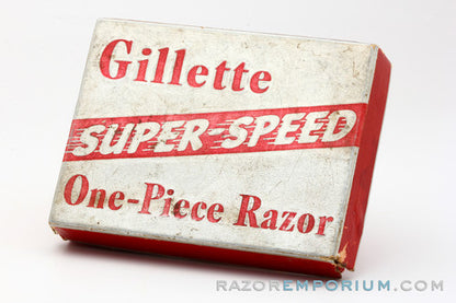 1940's Gillette Super Speed One-Piece Double Edge Razor in Case
