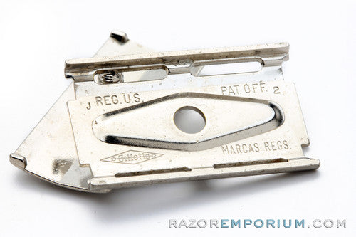 Marcus Safety Razor 1964 Gillette 4 Piece Double Edge Travel Safety Razor Marcus Regs ...