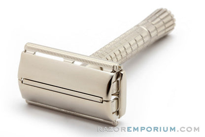 1955 Gillette Regular Flare Tip DE Super Speed || Nickel Revamp