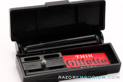 1947-51 Gillette Bakelite Handle Tech Double Edge Razor Set WWII