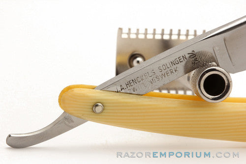 5/8" J.A. Henckels Friodur 70 1/2 Inox Hollow Ground Straight Razor | Solingen, Germany