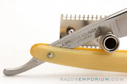 5/8" J.A. Henckels Friodur 70 1/2 Inox Hollow Ground Straight Razor | Solingen, Germany