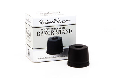 Rockwell Matte Black Stainless Steel Safety Razor Stand