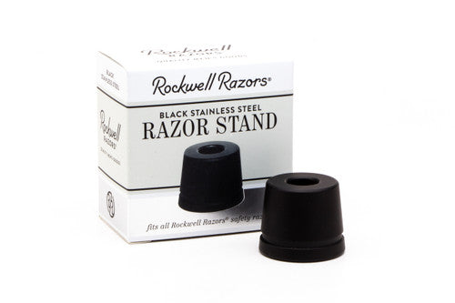 Rockwell Matte Black Stainless Steel Safety Razor Stand