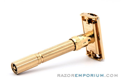1964 Gillette J3 Slim Aristocrat Adjustable Double Edge Safety Razor