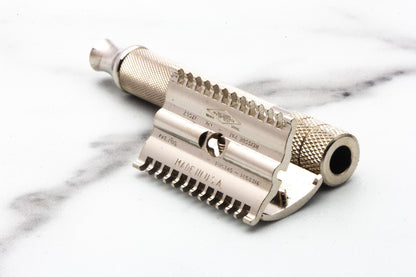 1930's Gillette NEW Big Fellow Hybrid Double Edge Safety Razor Set | Original Condition