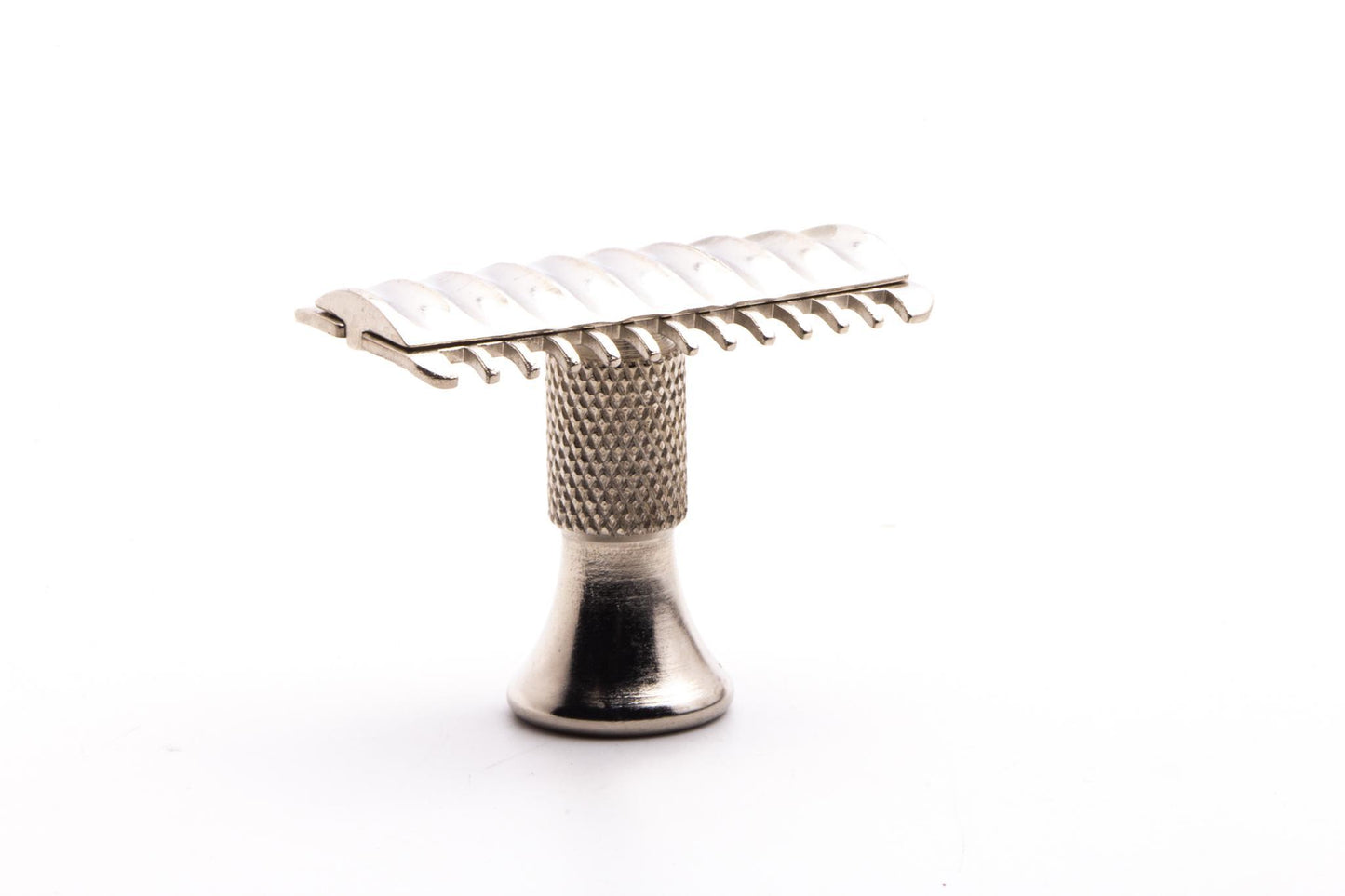 1950's Apollo 3 Piece Travel Double Edge Safety Razor | Factory Nickel Revamp