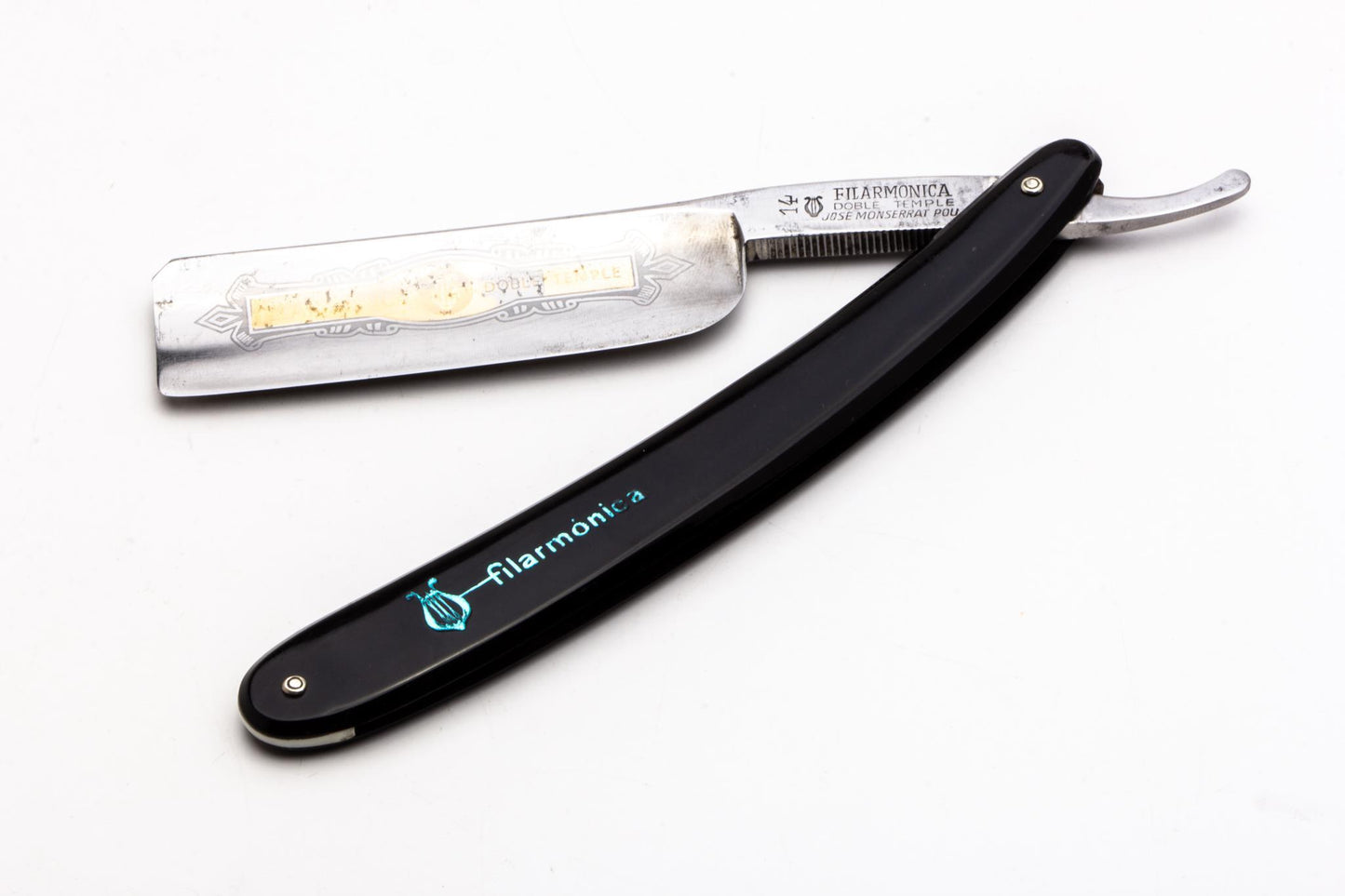 7/8" Filarmonica "Doble Temple" #14 Straight Razor  | Spain