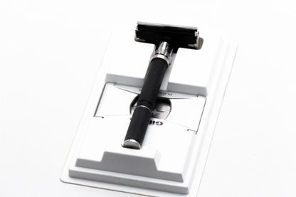 1982 Gillette Super Adjustable "Black Beauty" DE Safety Razor C2