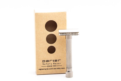 Parker Variant Adjustable Razor - Satin Chrome | Open Comb