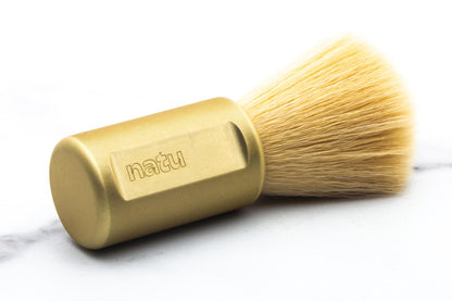 NATU | Gold Synthetic Shaving Brush