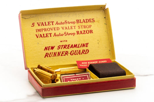 1930's Gold Valet Auto Strop Razor Set w/ Original Box  | Original Condition
