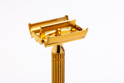 1948-50 Gillette Gold Aristocrat Double Edge Safety Razor Set| 24k Gold Revamp