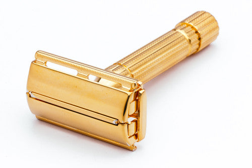 1956 Gillette President DE Safety Razor 24K Gold Revamp