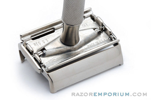 1940's Gillette Super Speed Safety Razor Original Nickel - Excellent