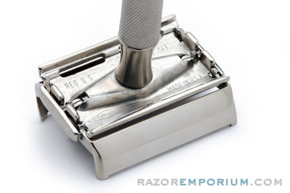 1940's Gillette Super Speed Safety Razor Original Nickel - Excellent