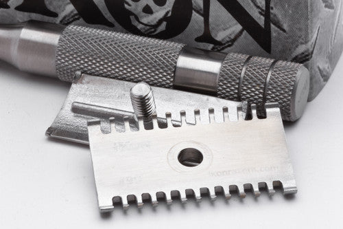 iKon Stainless Steel Standard Solid Guard DE Razor - Original Production Run