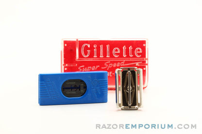 1940's Super Speed Double Edge in Red Case w/ Blades