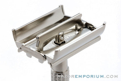 1960 Gillette Flair Tip Super Speed Safety DE Razor Factory Nickel Revamp F4