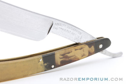 5/8" Novelty Cutlery Co. Straight Razor Pat. Nov. 79 | Canton, Ohio