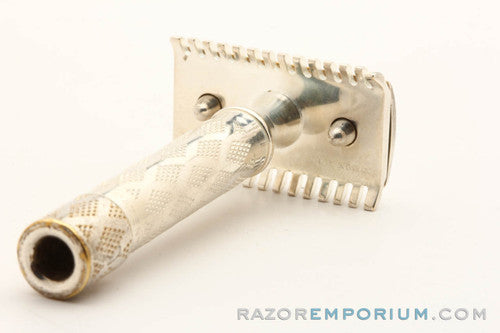 1921 Gillette New Improved Aristocrat Set in Original Case w/ Rolling Blade Bank Made in Canada