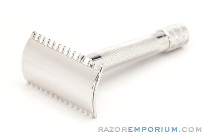 1911 Gillette Single Ring DE Safety Razor | Rhodium Revamp
