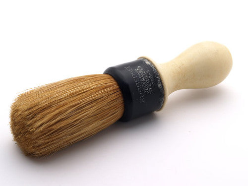 Vintage Rubberset Trade Mark Blue & Cream Handle Shaving Brush