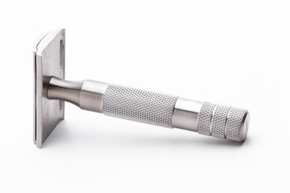iKon Stainless Steel Standard Solid Guard D E Razor - Original Production Run