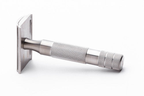 iKon Stainless Steel Standard Solid Guard D E Razor - Original Production Run