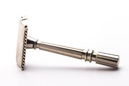 1930's Gem Micromatic Bullet Tip Single Edge Open Comb Safety Razor Set | Original Condition