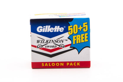Gillette Wilkinson's Sword Double Edge Blades | 50 blades + 5 Free