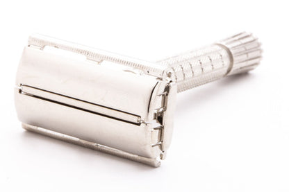 1947 Gillette Flare Tip British Rocket Safety Razor | Nickel Revamp