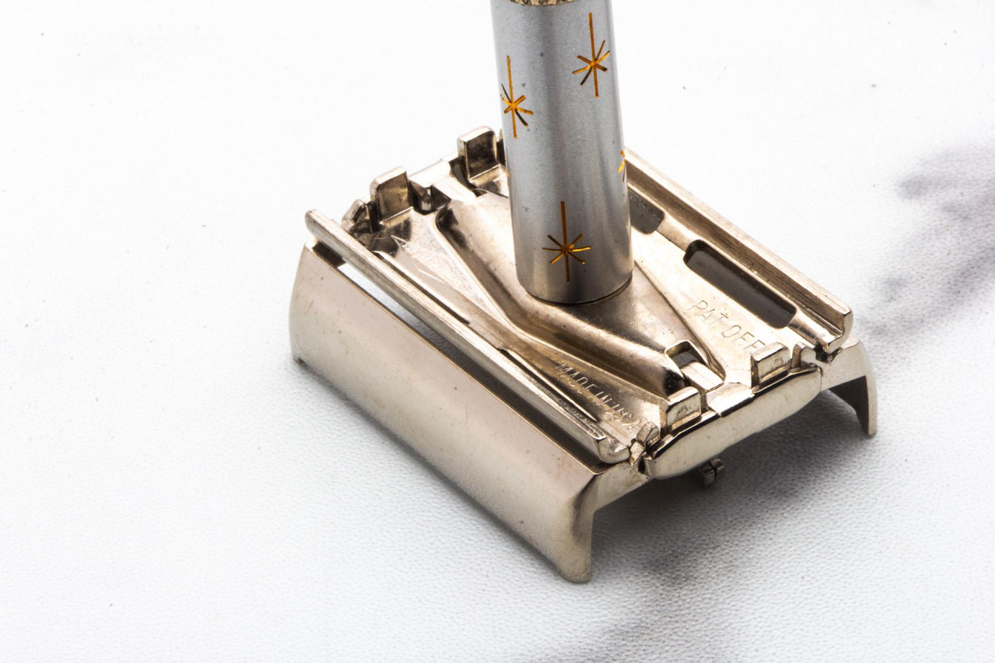 1966 L1 Gillette Champagne Lady Star Double Edge Safety Razor | Original Condition