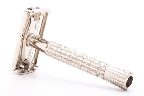 1956 B2 Gillette Flair Tip Super Speed Double Edge Safety Razor | Factory Nickel Revamp