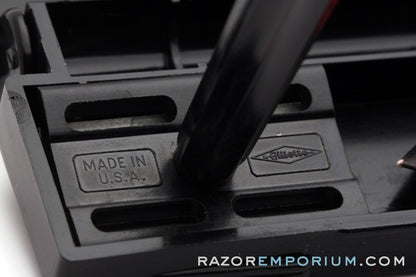 1947-51 Gillette Bakelite Handle Tech Double Edge Razor Set WWII