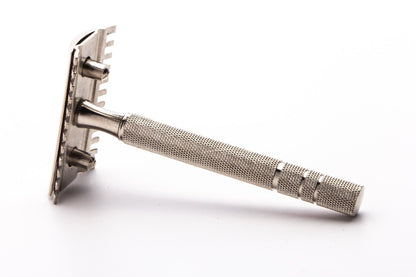 Gibbs Three Piece Open Comb Double Edge Safety Razor | Original Condition