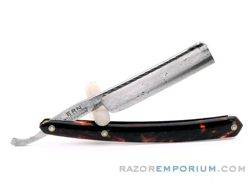 5/8" Ern #9210 Straight Razor w/ Original Scale  | Solingen Germany