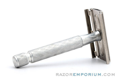 1974 Gillette Aluminum Handle Tech Safety Razor - Made in Brazil